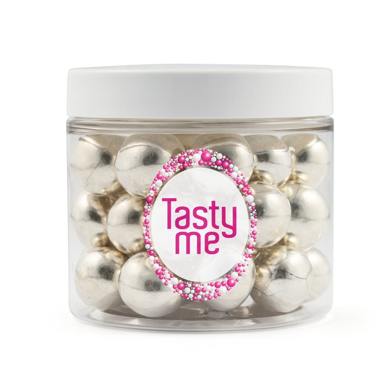 Crispy chocolade ballen zilver 100g