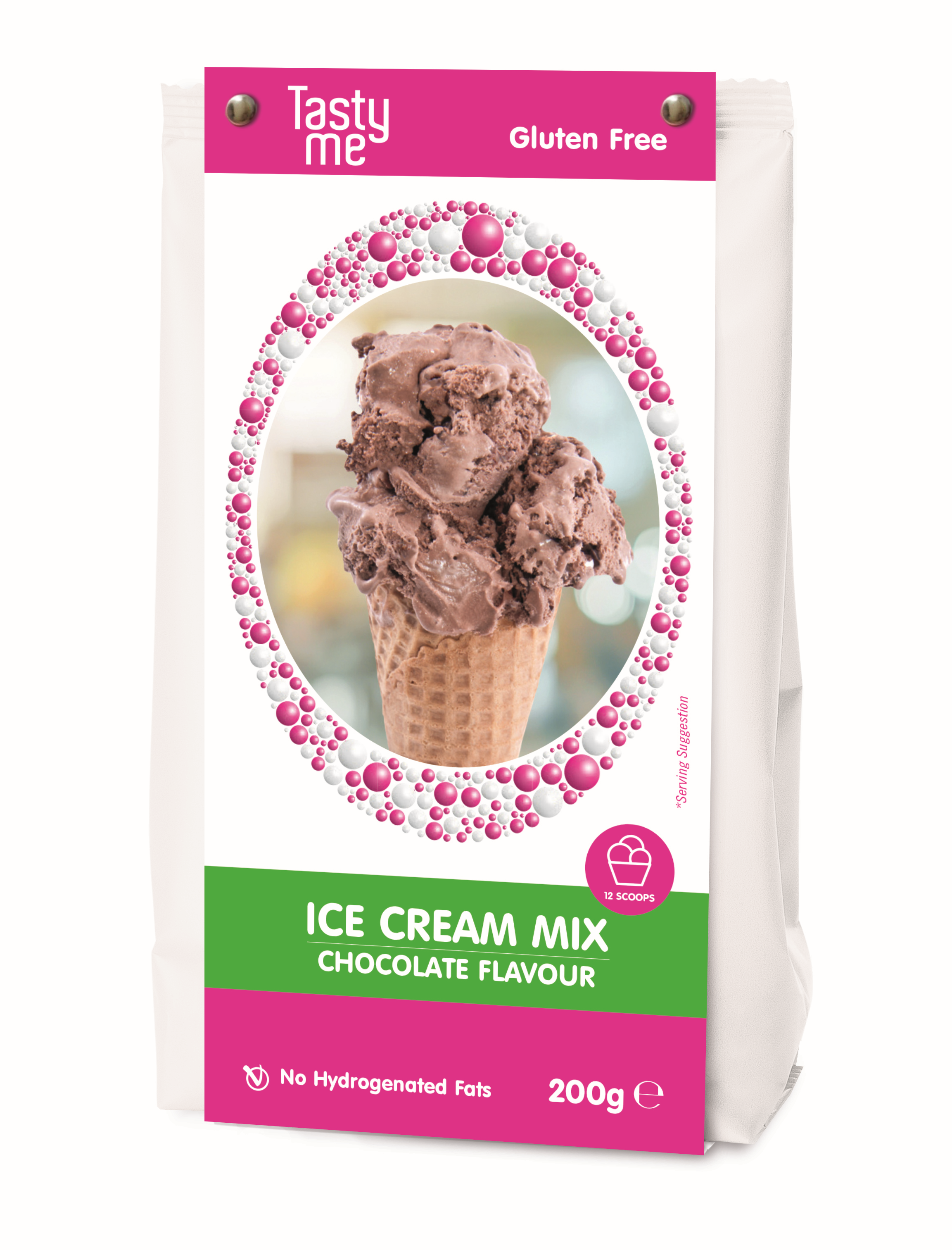 Ice cream mix chocolate 200g - gluten-free