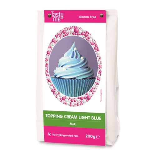 Topping cream light blue mix 200g - gluten-free