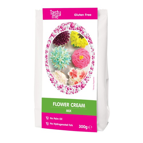 Glutenvrije bakmix flower cream / bloemencréme