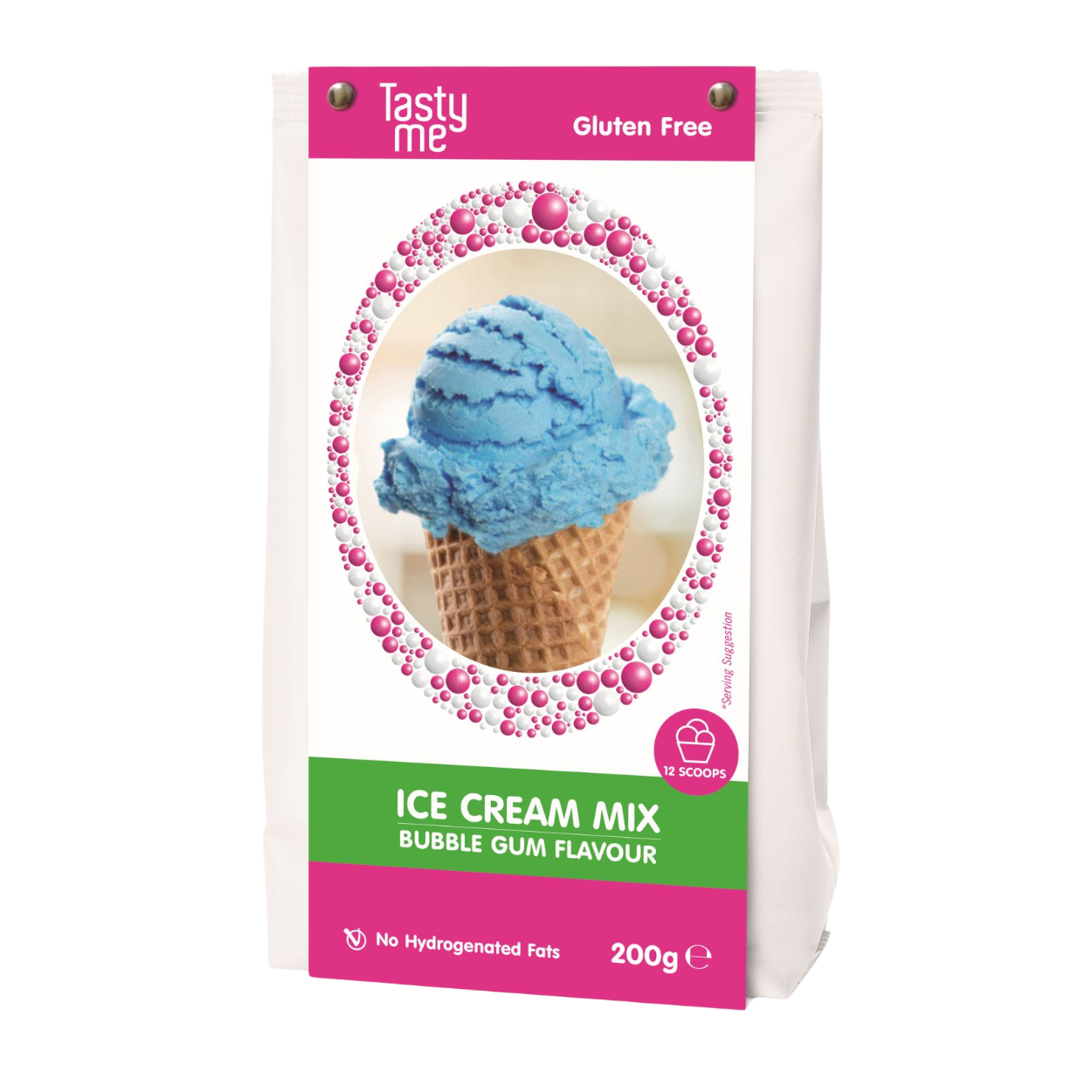 Ice cream mix bubblegum 200g - gluten-free