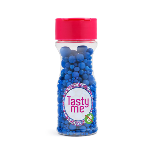 Sugar Pearls Sprinkles mix Royal Blue 70g - glutenvrij