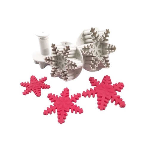 Cutter Snowflakes - (set of 3 pieces)