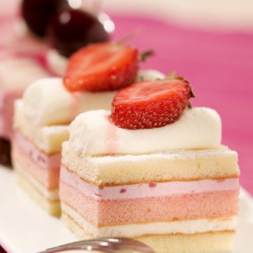 Bavarois aardbei 500g