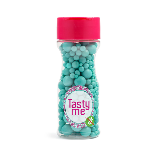 Sugar Pearls Sprinkles mix Turquoise 70g - glutenvrij