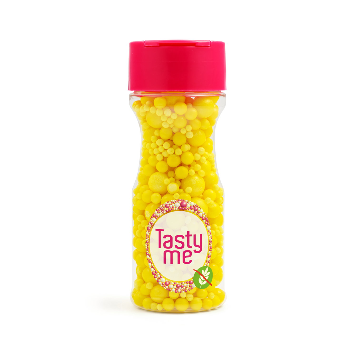 Sugar Pearls Sprinkles mix Yellow 70g - glutenvrij