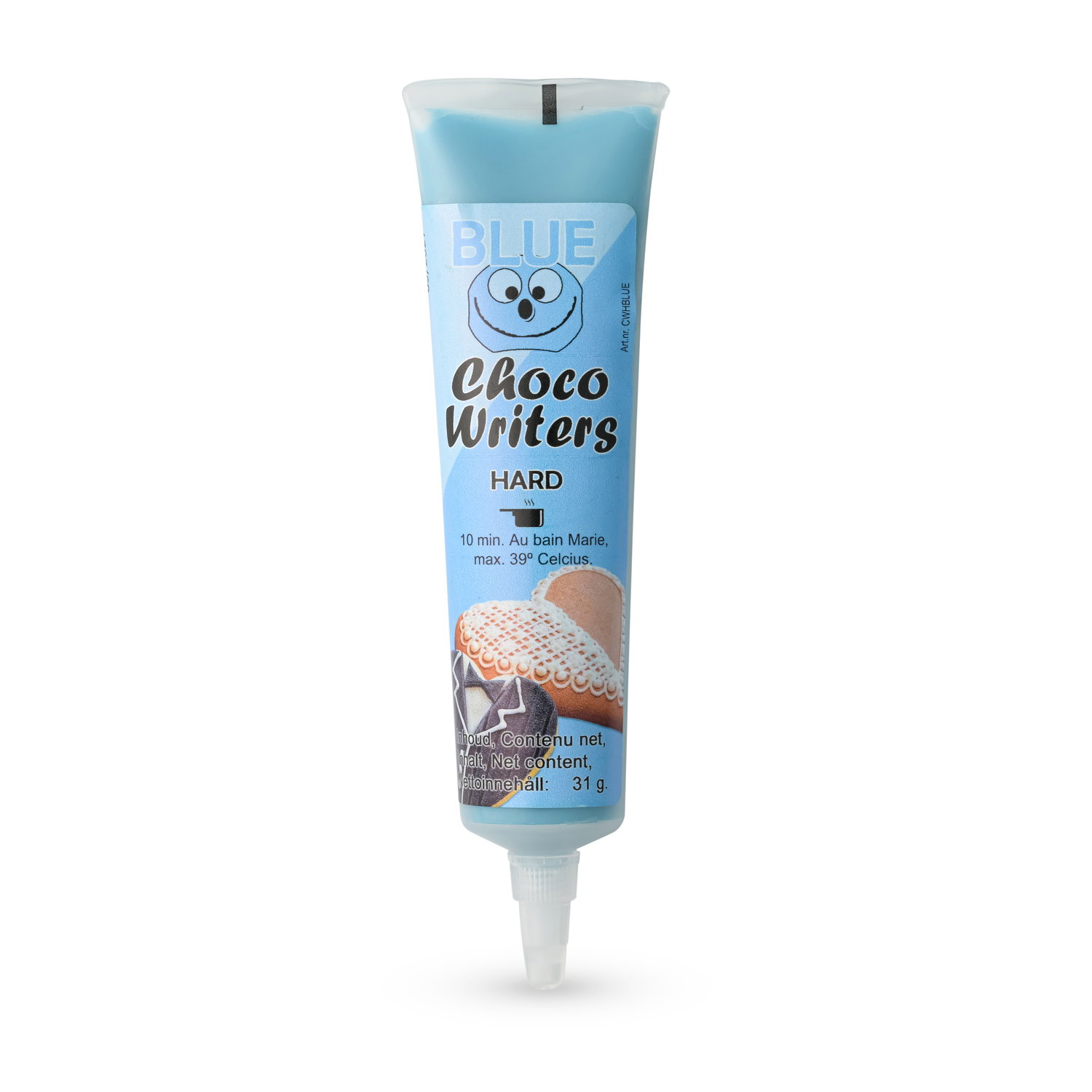 Choco schrijftube blauw 31g