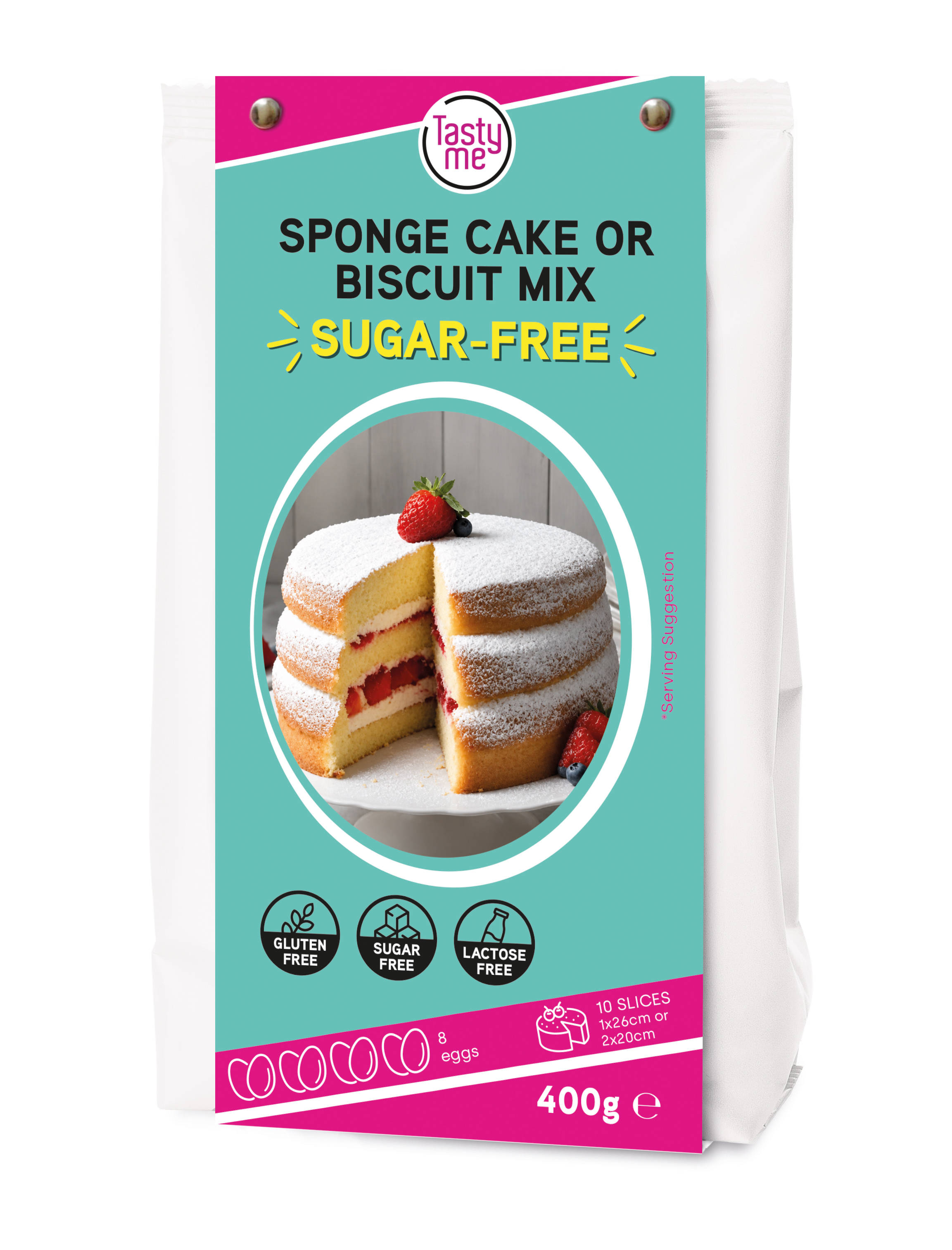 Sponge Cake or Biscuit mix 400g - suikervrij