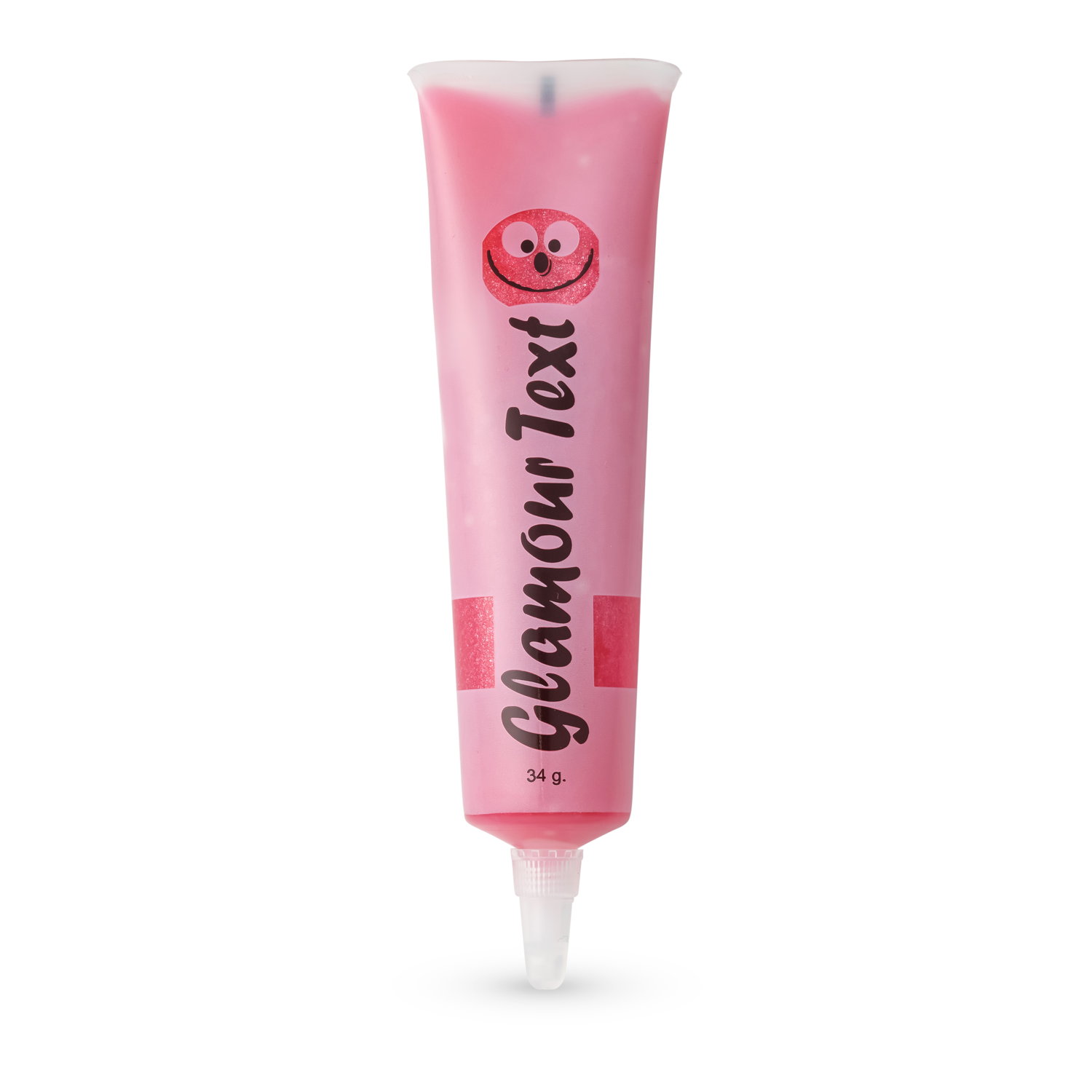 Glittergel Schrijftube Roze 34g - glutenvrij