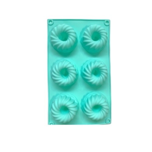 Siliconen mal mini tulband mint groen