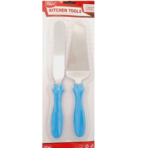 Spatula and cake server 2pcs blue FINAL SALE