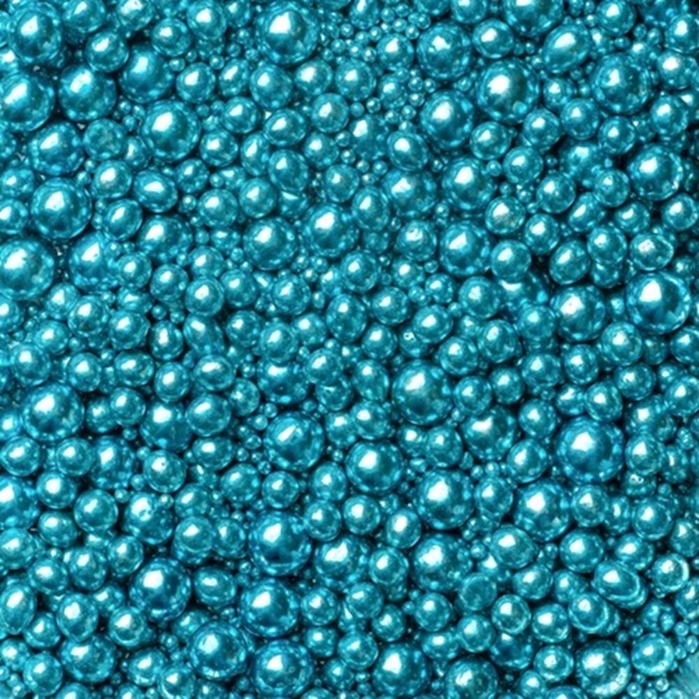 Metallic Pearls Sprinkles mix Blue 75g - gluten-free