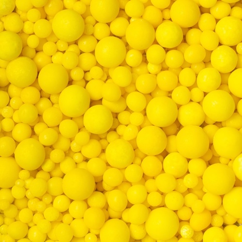 Sugar Pearls Sprinkles mix Yellow 70g - glutenvrij