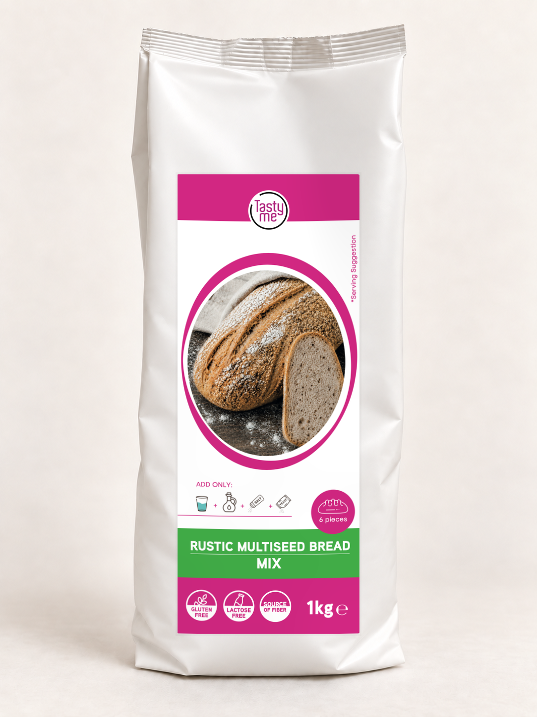 Rustiek Zadenbrood mix 1kg - glutenvrij