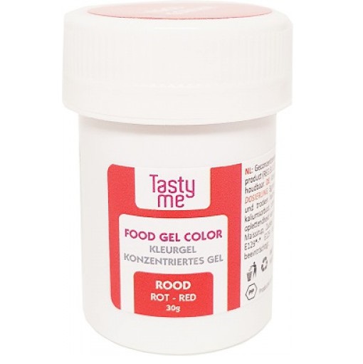 Kleurstof gel rood 30g