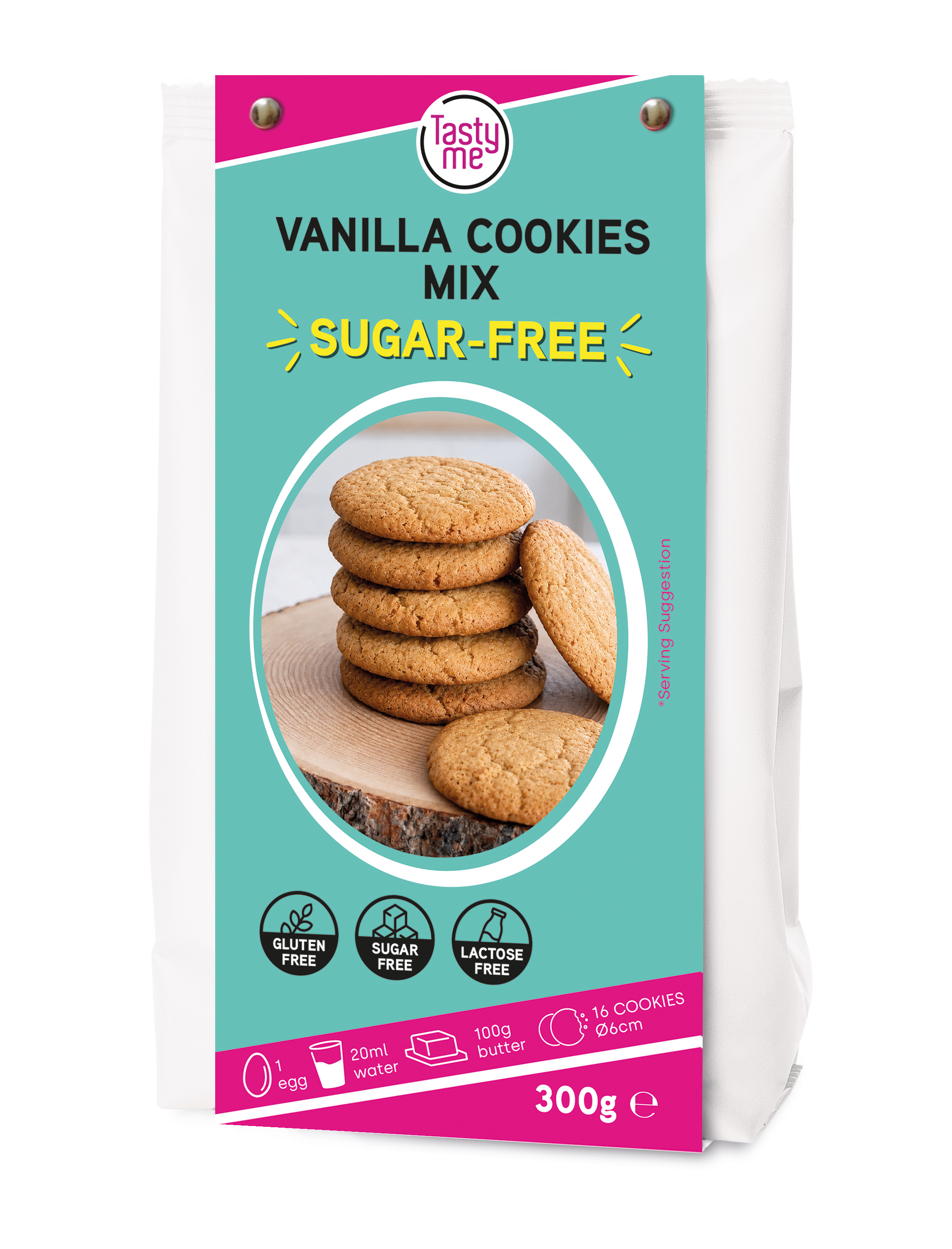 Vanilla Cookies mix 300g - suikervrij