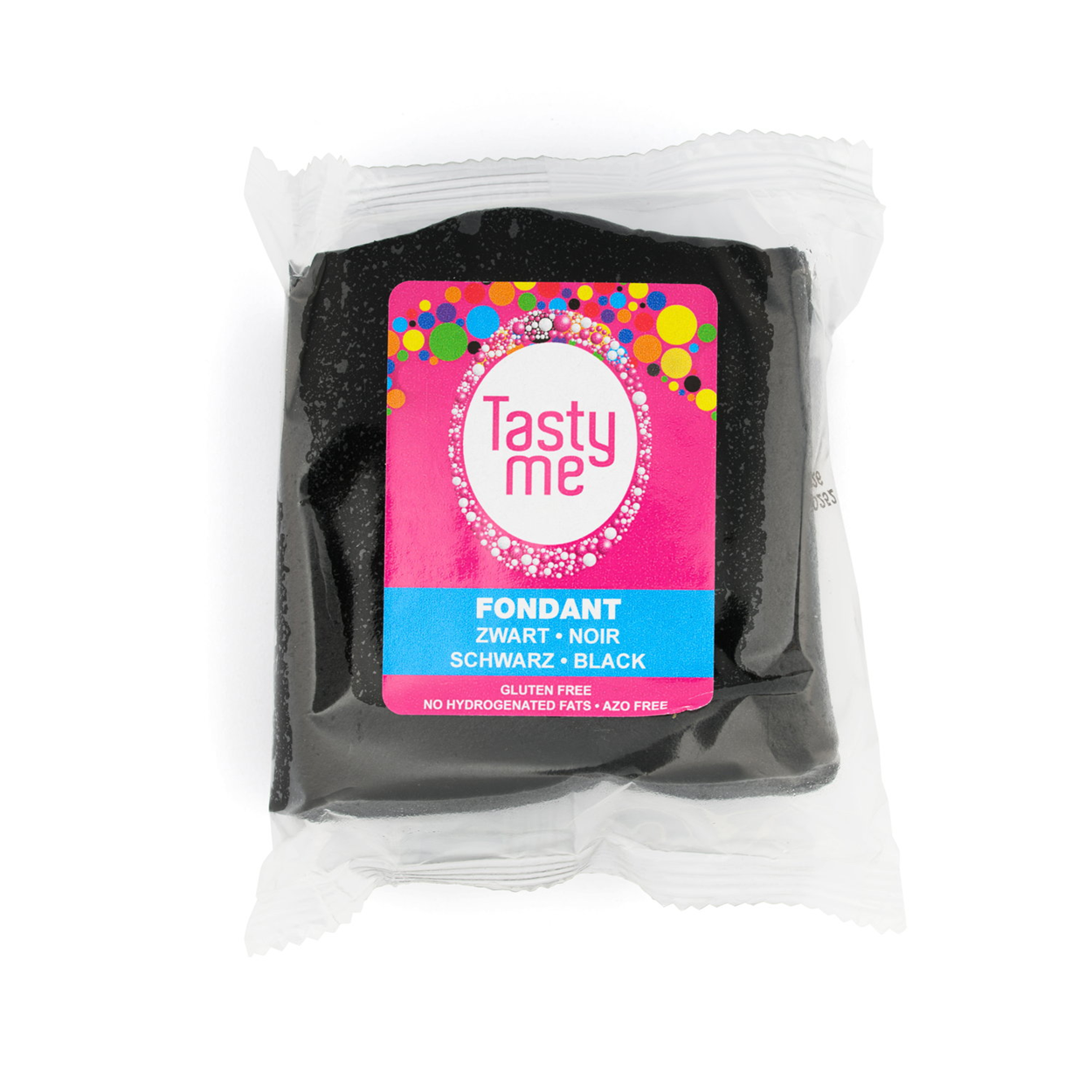 Fondant zwart 200g - glutenvrij