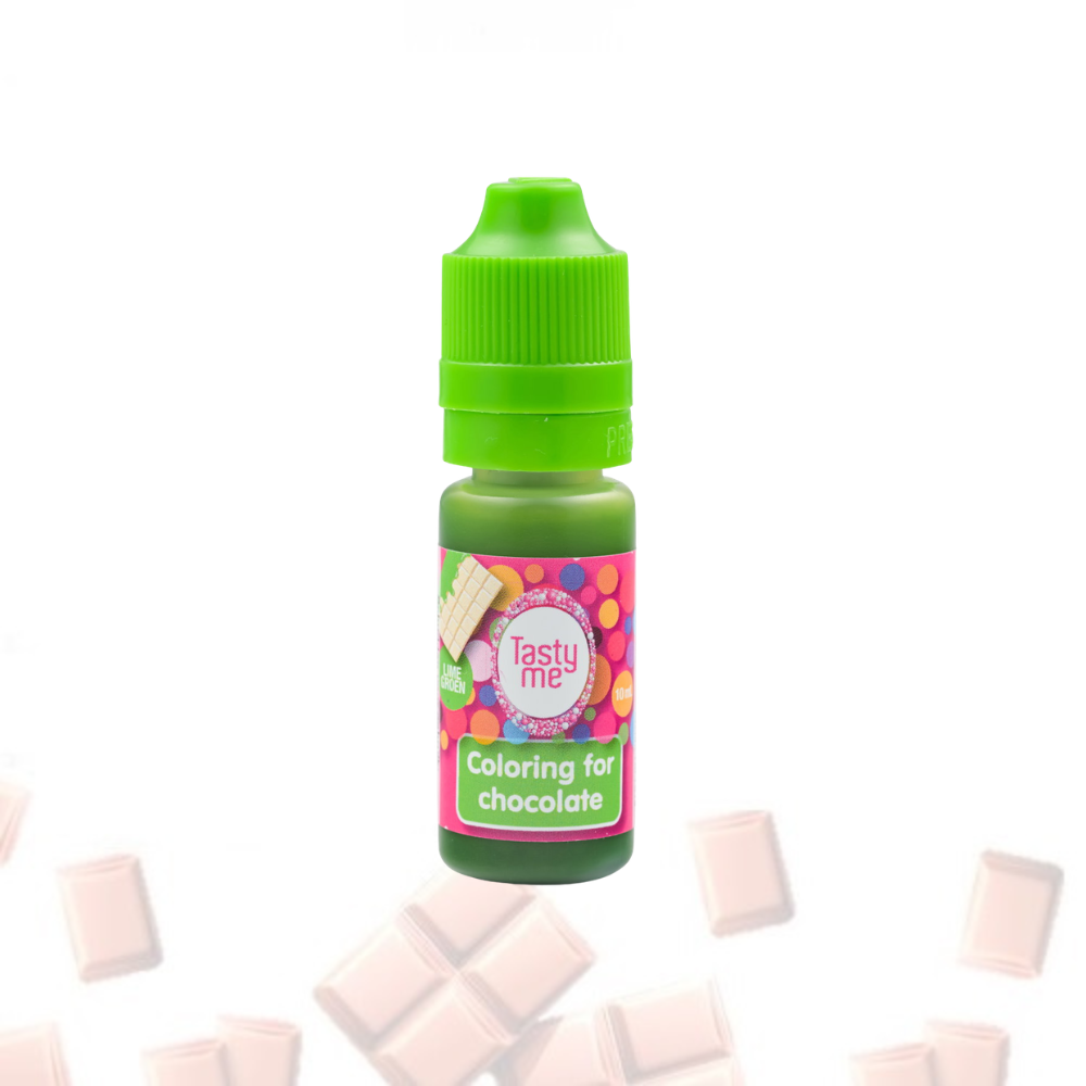 Chocolate Coloring Lime Green 10ml - gluten-free