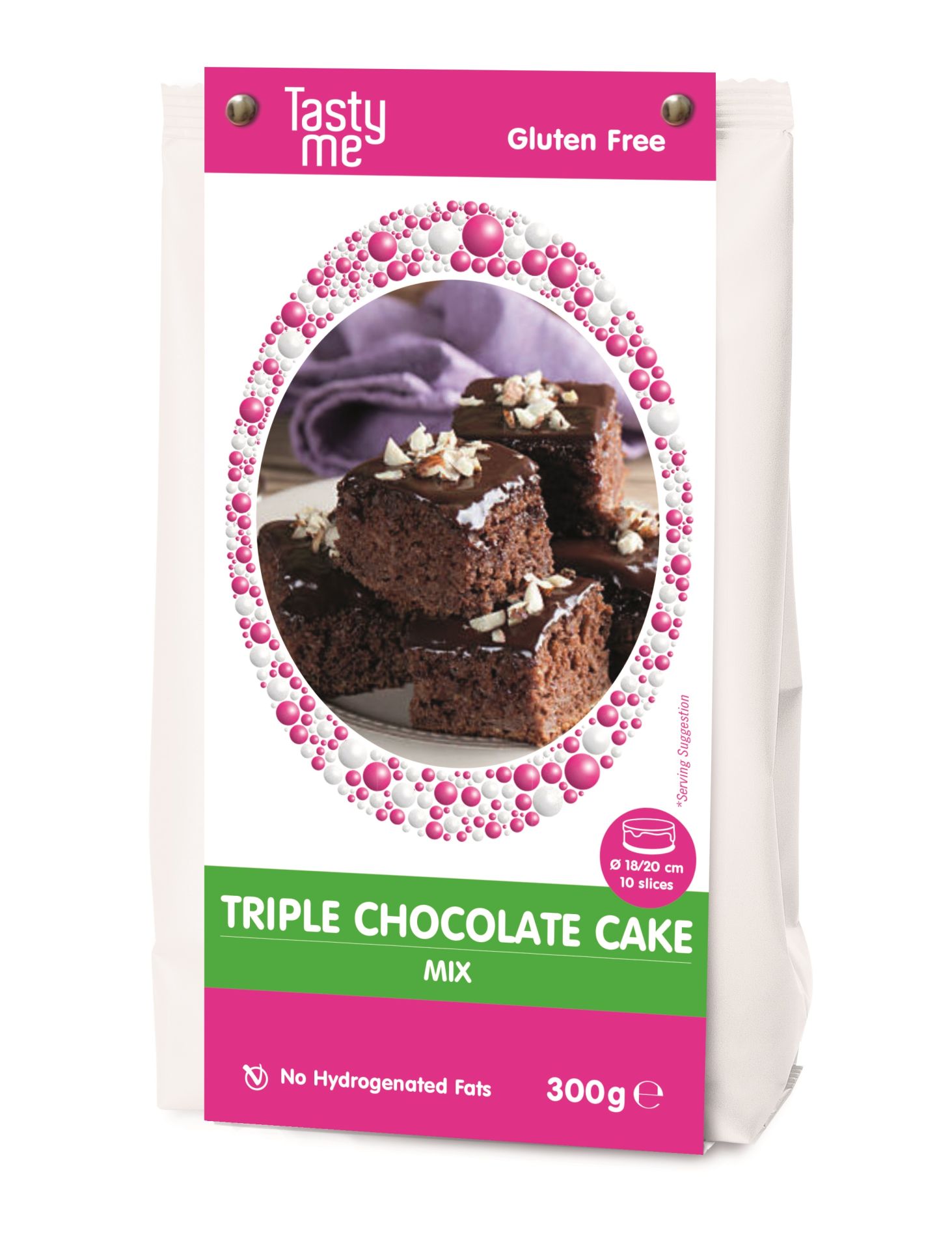 Triple chocolate cake mix 300g - gluten-free - Tasty Me